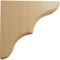 Ekena Millwork 1 3/4"W x 7 1/2"D x 7 1/2"H Stratford Wood Bracket, Cherry BKTW02X08X08STCH - alternate 3